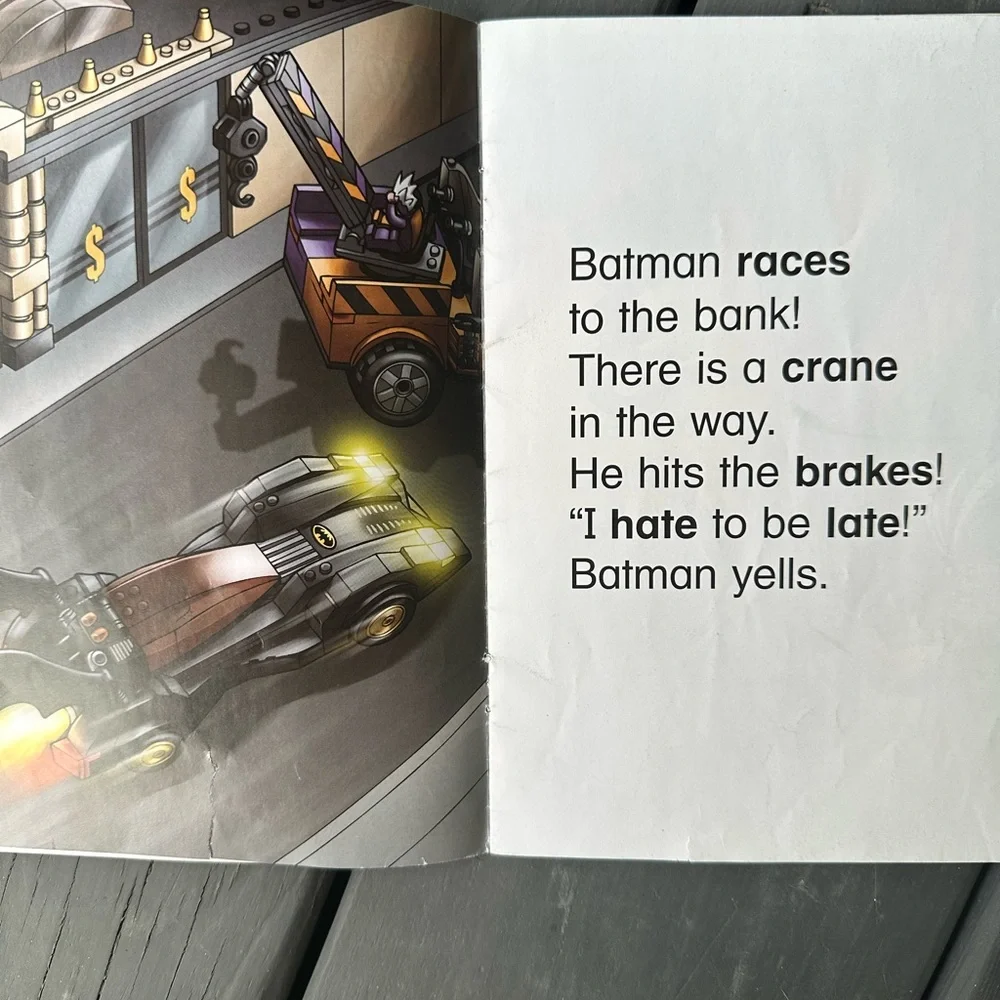 Super heroes- Two-face chase phonics book 6- long a - Picture 3 of 9